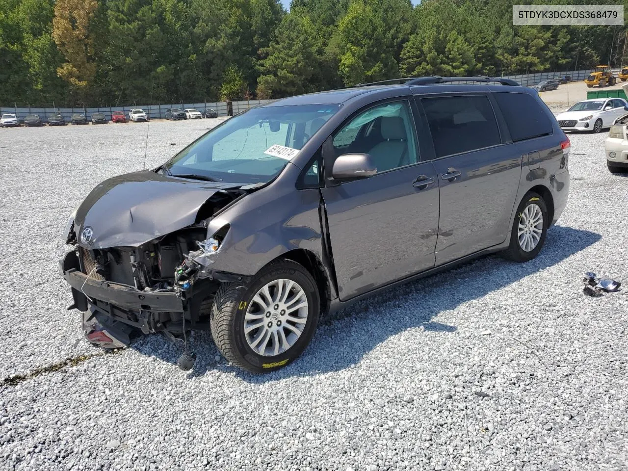 2013 Toyota Sienna Xle VIN: 5TDYK3DCXDS368479 Lot: 69143174