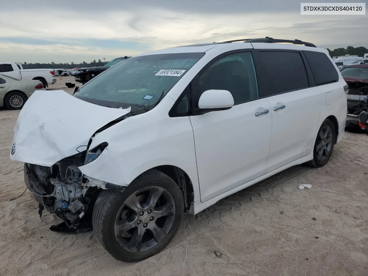 2013 Toyota Sienna Sport VIN: 5TDXK3DCXDS404120 Lot: 69321384