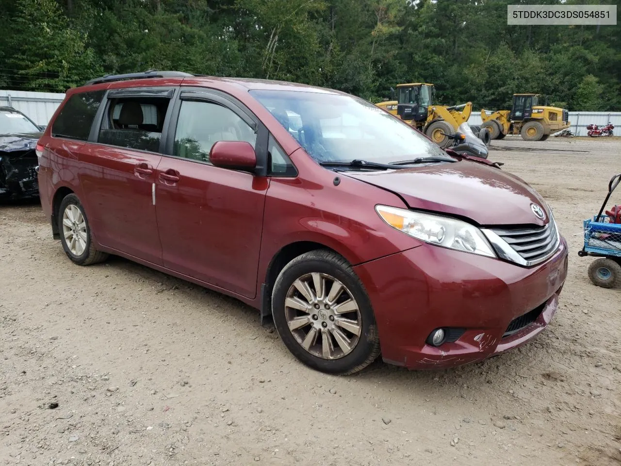 2013 Toyota Sienna Xle VIN: 5TDDK3DC3DS054851 Lot: 69485884