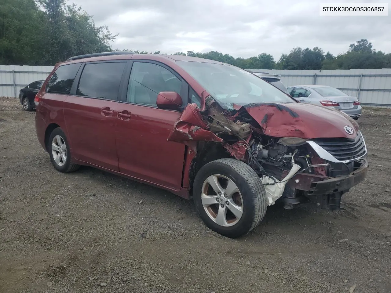 5TDKK3DC6DS306857 2013 Toyota Sienna Le