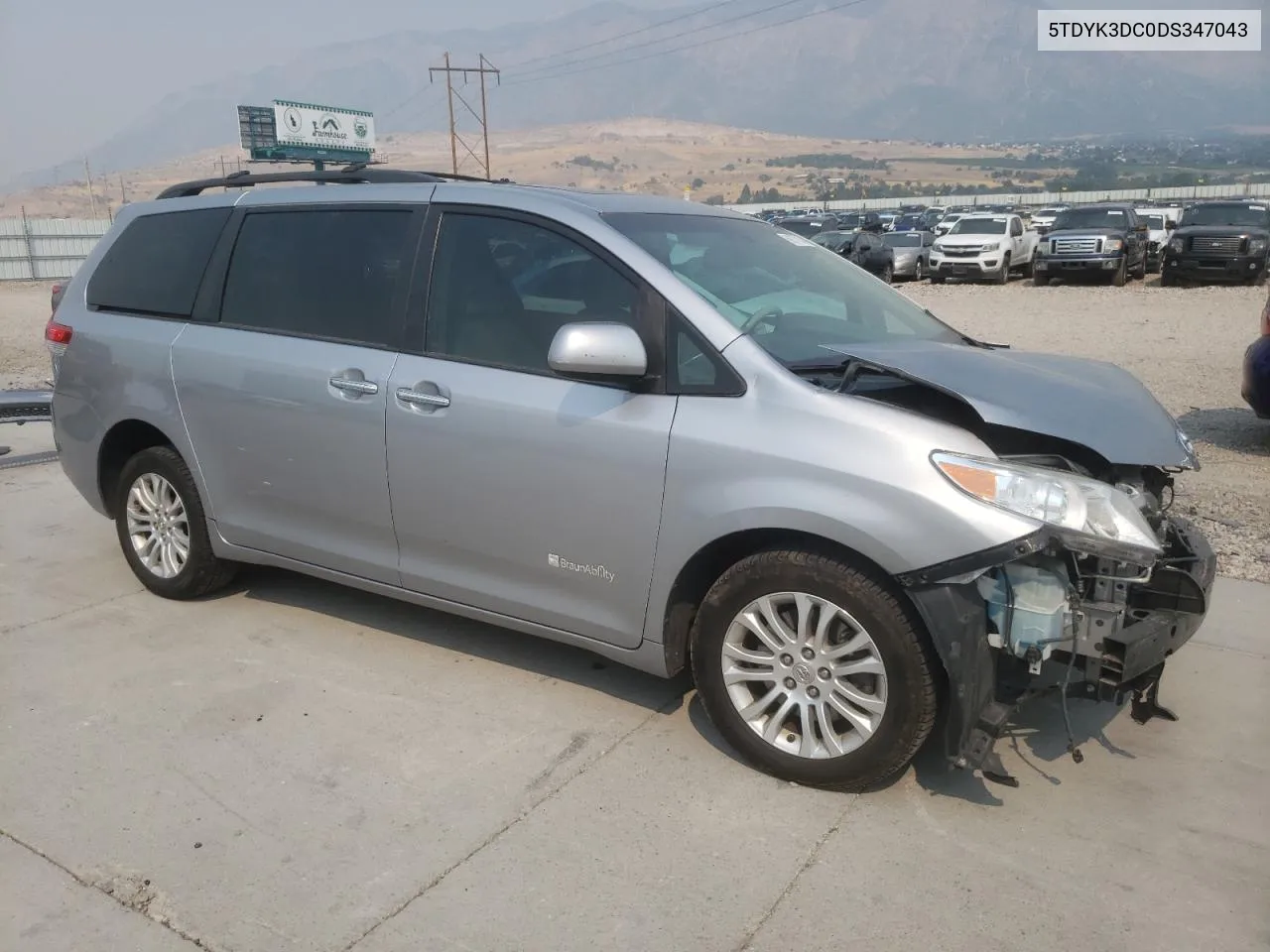 5TDYK3DC0DS347043 2013 Toyota Sienna Xle