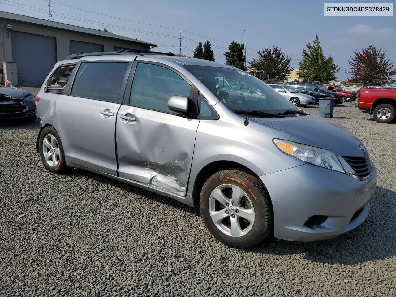 5TDKK3DC4DS378429 2013 Toyota Sienna Le