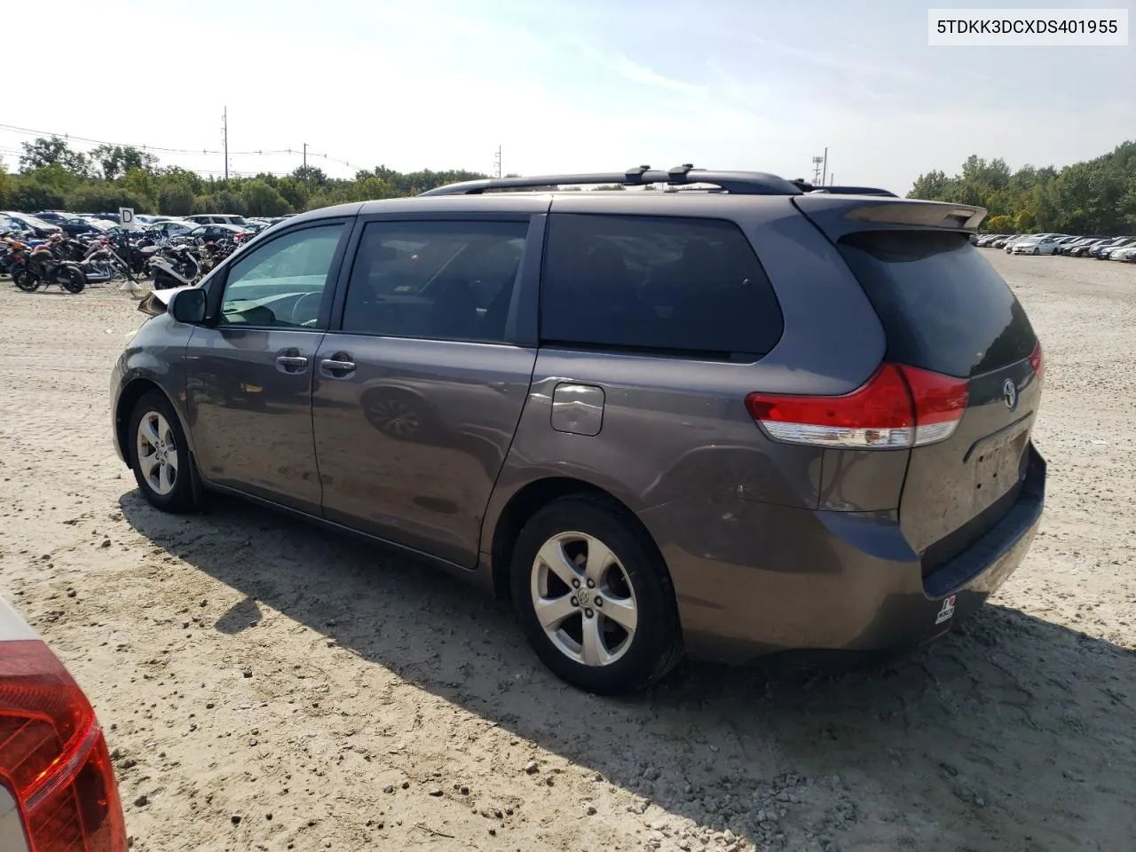 2013 Toyota Sienna Le VIN: 5TDKK3DCXDS401955 Lot: 70509464