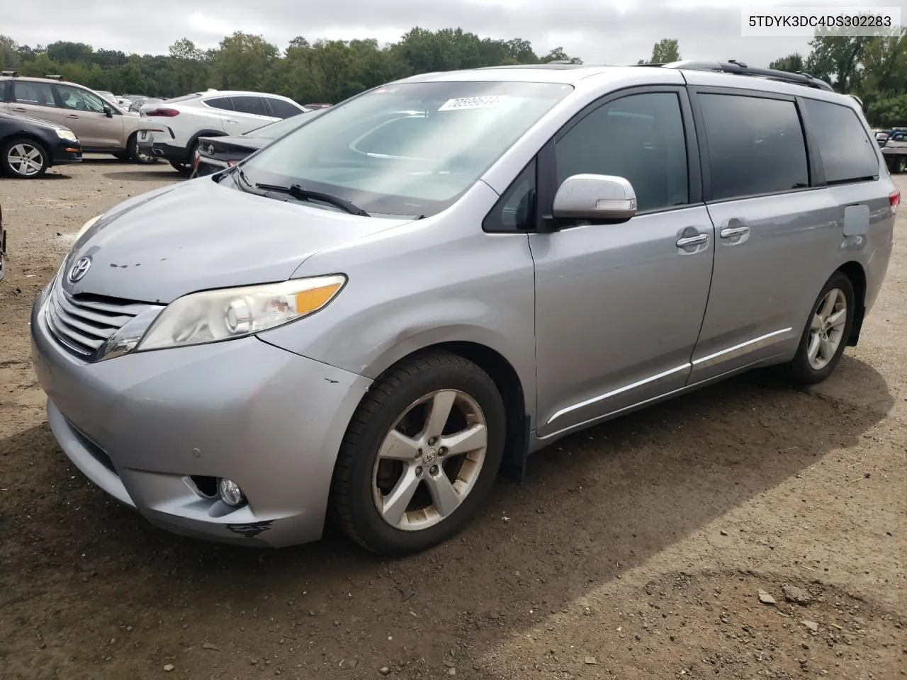 2013 Toyota Sienna Xle VIN: 5TDYK3DC4DS302283 Lot: 70599644