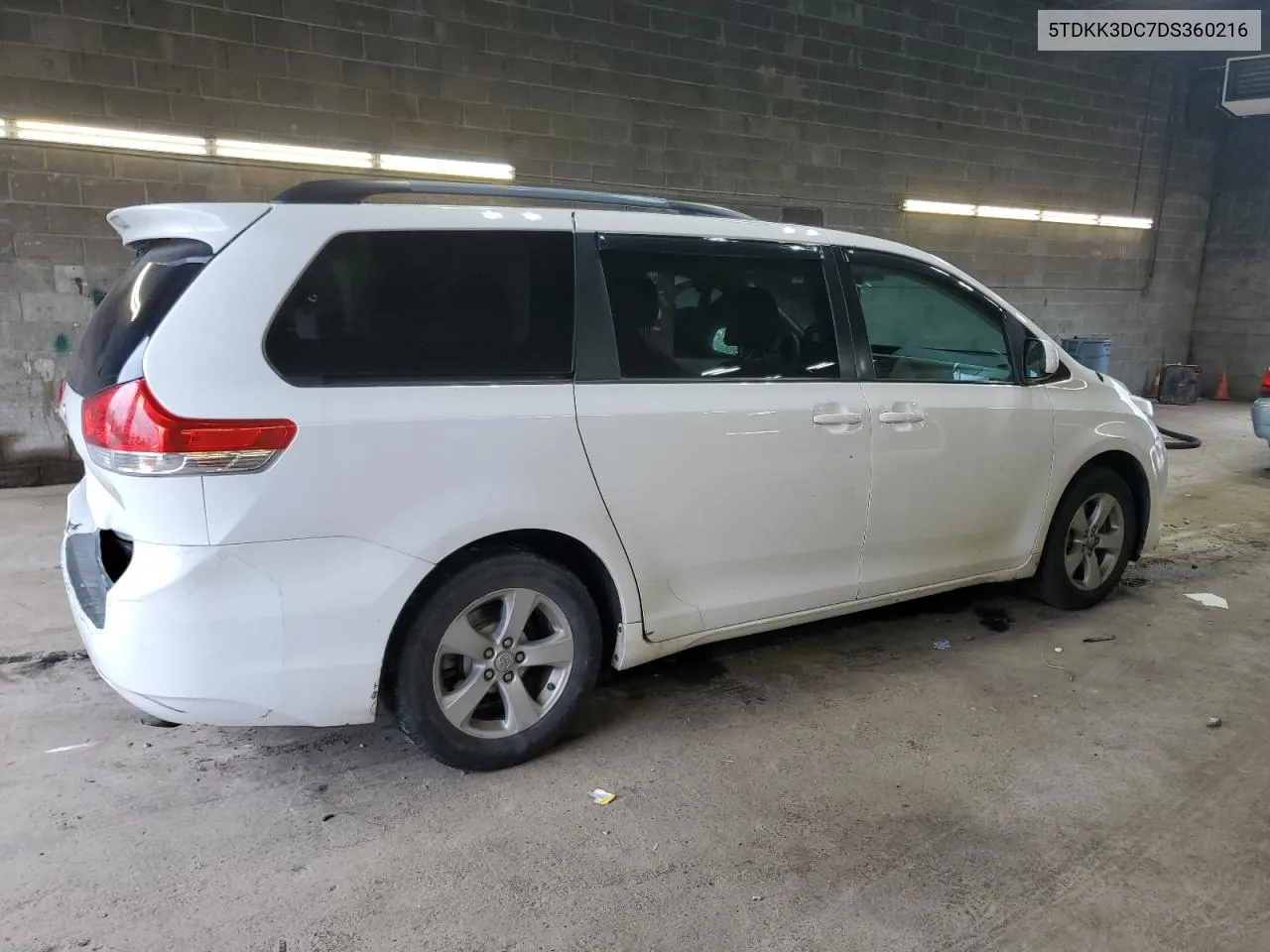 2013 Toyota Sienna Le VIN: 5TDKK3DC7DS360216 Lot: 70844094