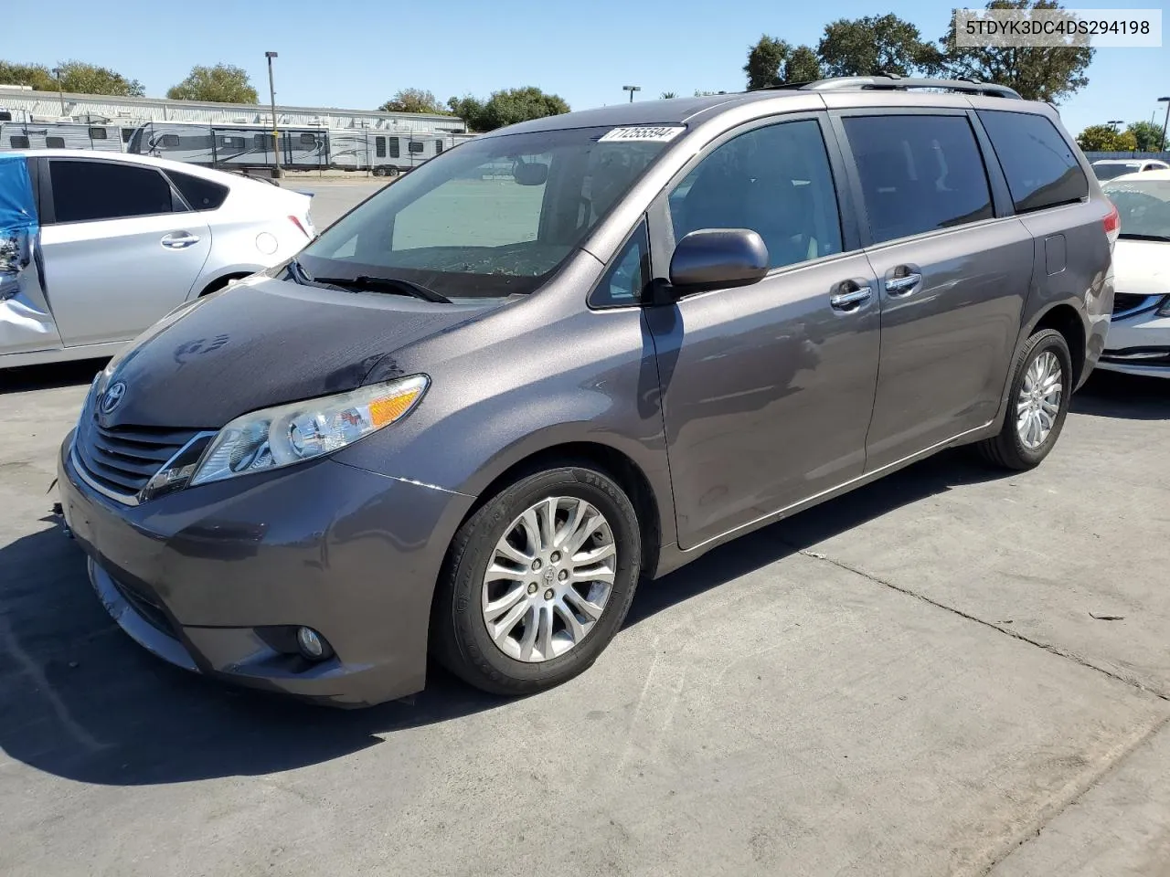 2013 Toyota Sienna Xle VIN: 5TDYK3DC4DS294198 Lot: 71255594