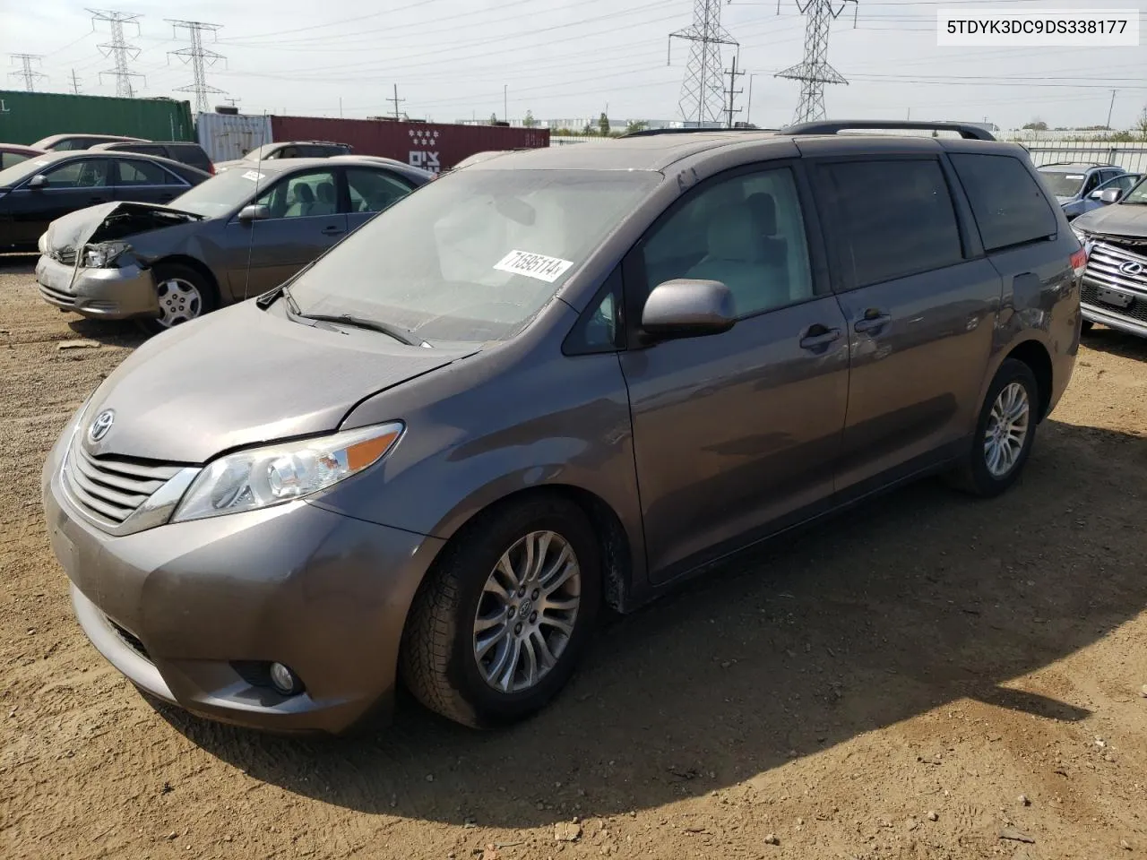 5TDYK3DC9DS338177 2013 Toyota Sienna Xle