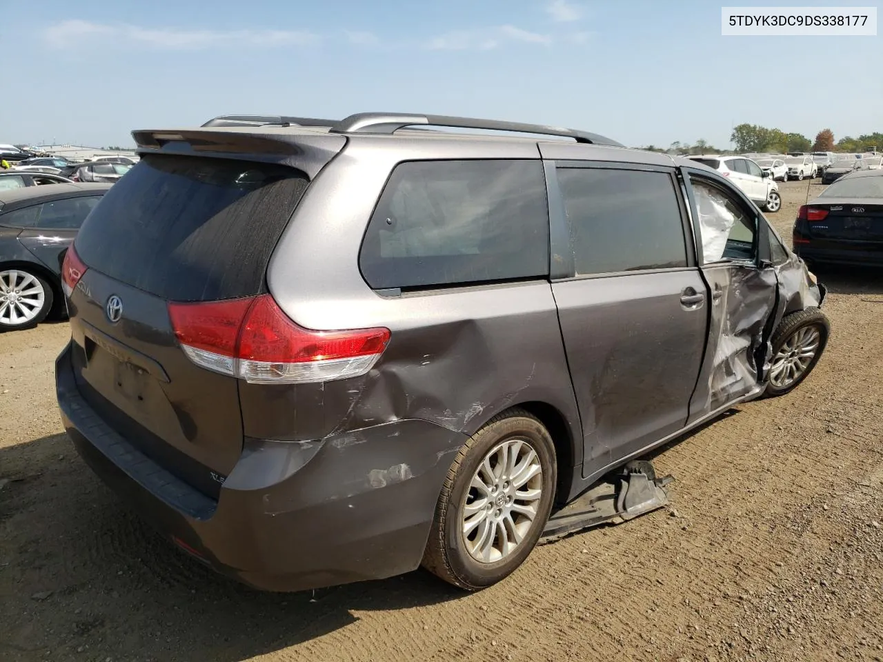 2013 Toyota Sienna Xle VIN: 5TDYK3DC9DS338177 Lot: 71595114