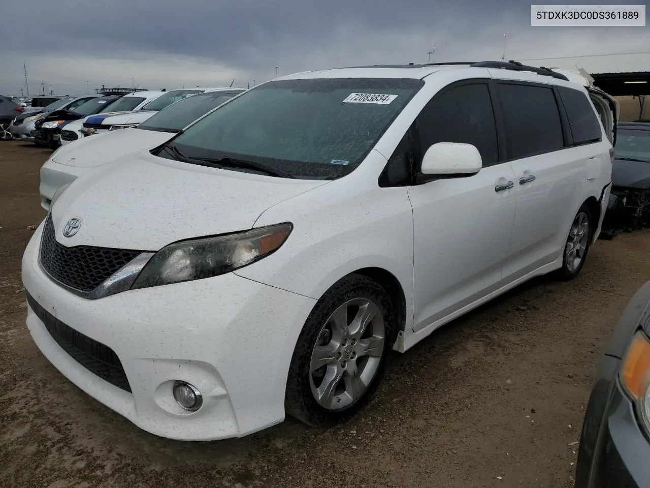 5TDXK3DC0DS361889 2013 Toyota Sienna Sport