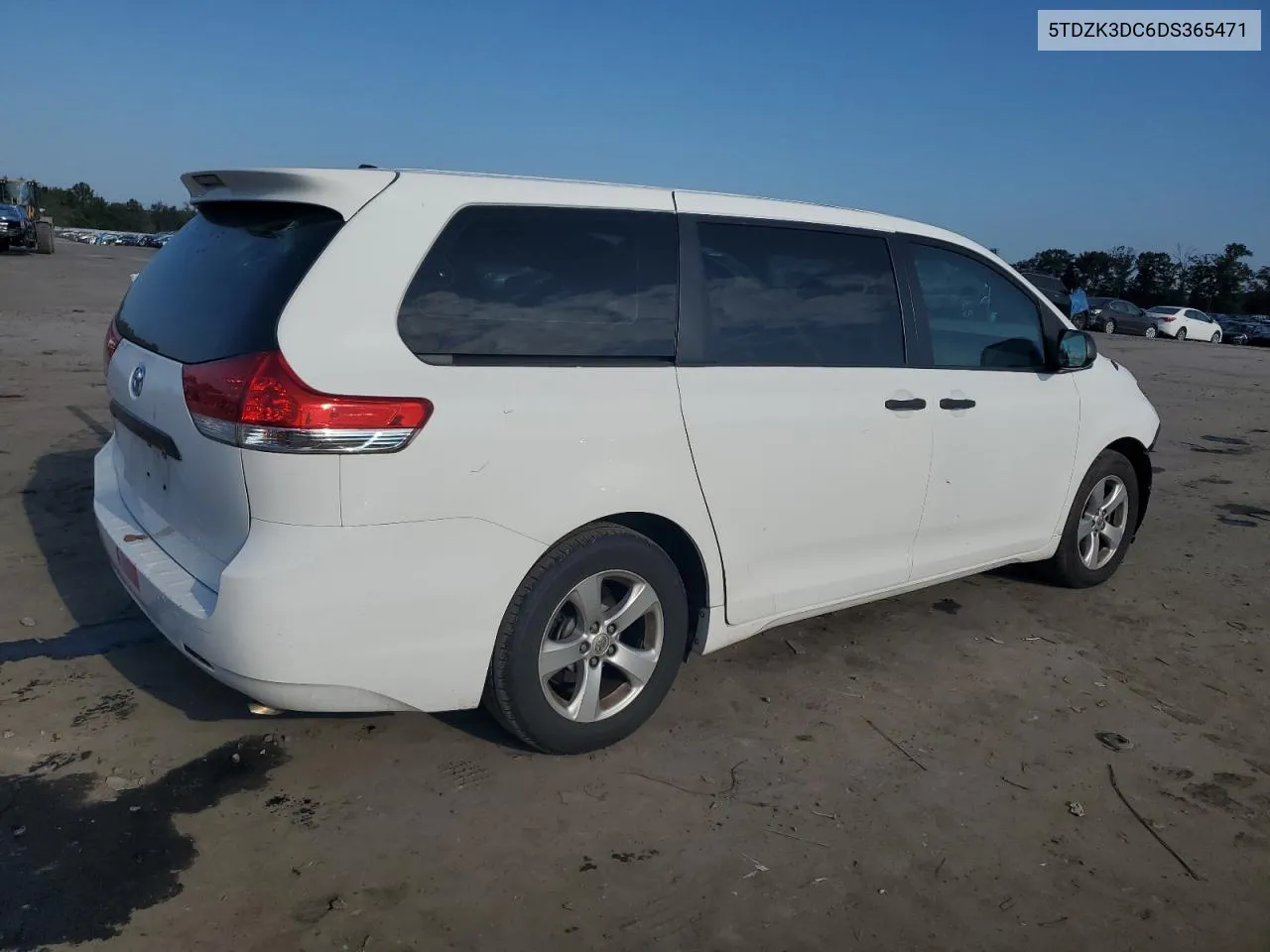 2013 Toyota Sienna VIN: 5TDZK3DC6DS365471 Lot: 72193314