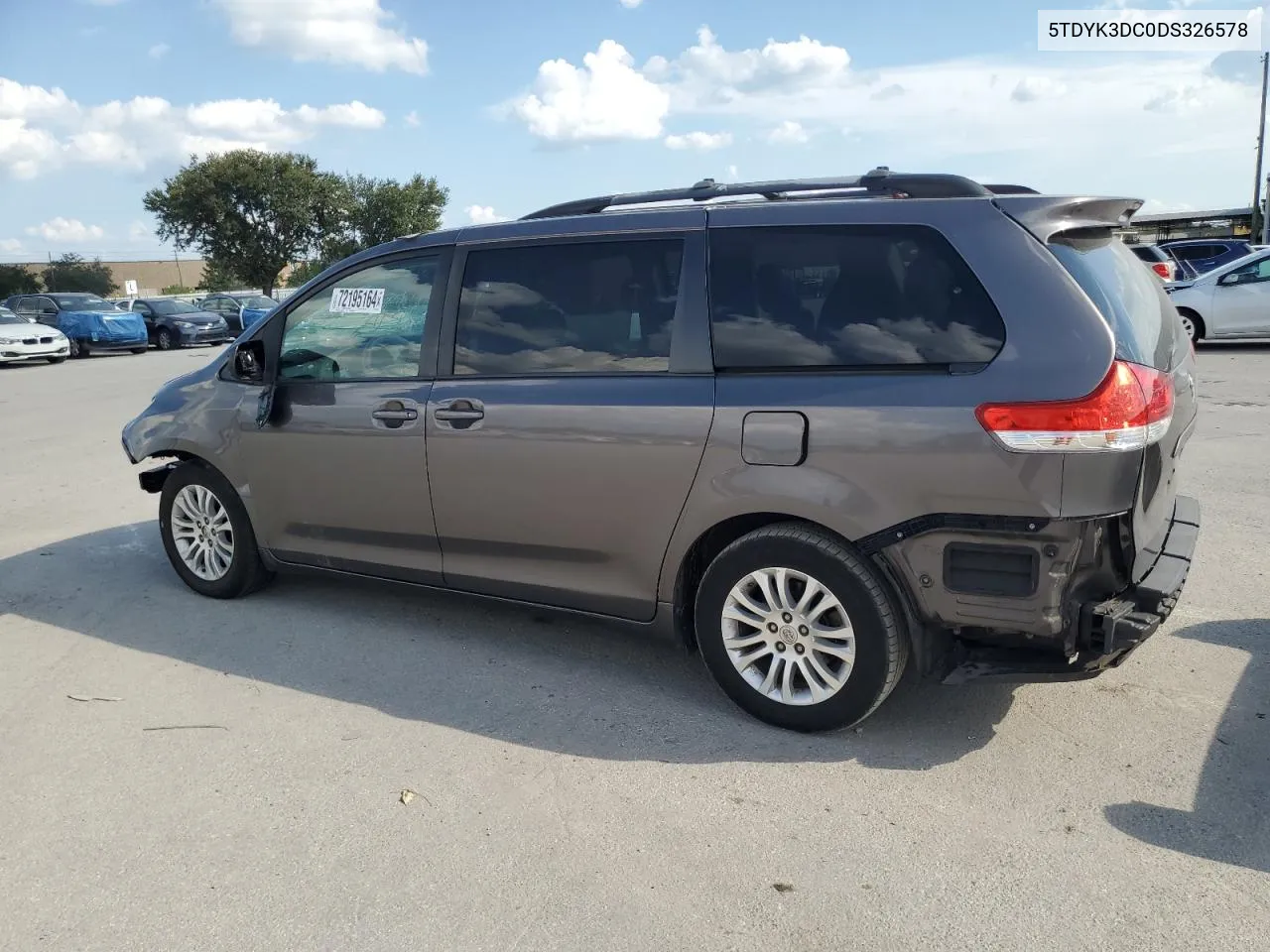 5TDYK3DC0DS326578 2013 Toyota Sienna Xle