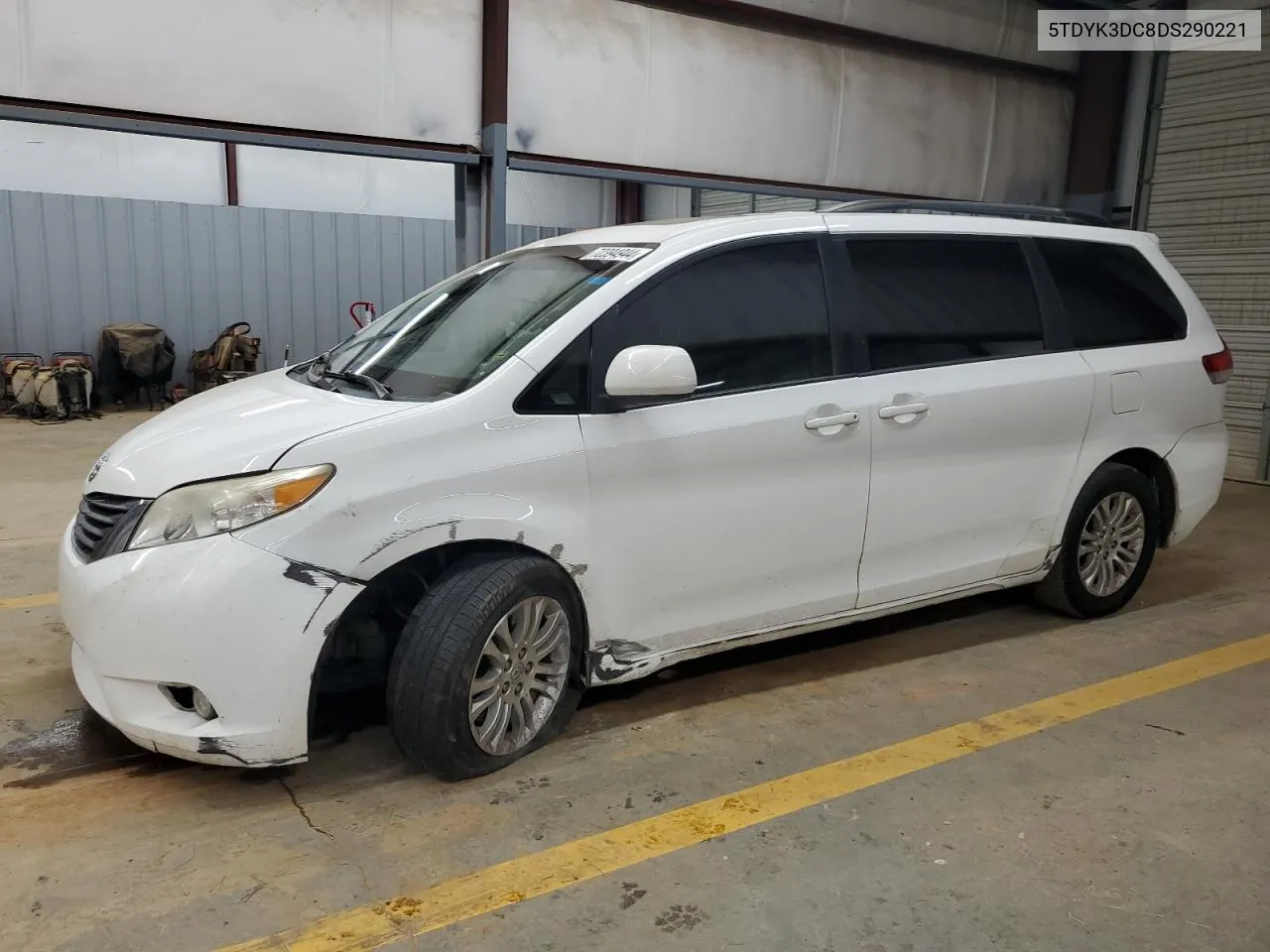 2013 Toyota Sienna Xle VIN: 5TDYK3DC8DS290221 Lot: 72394944