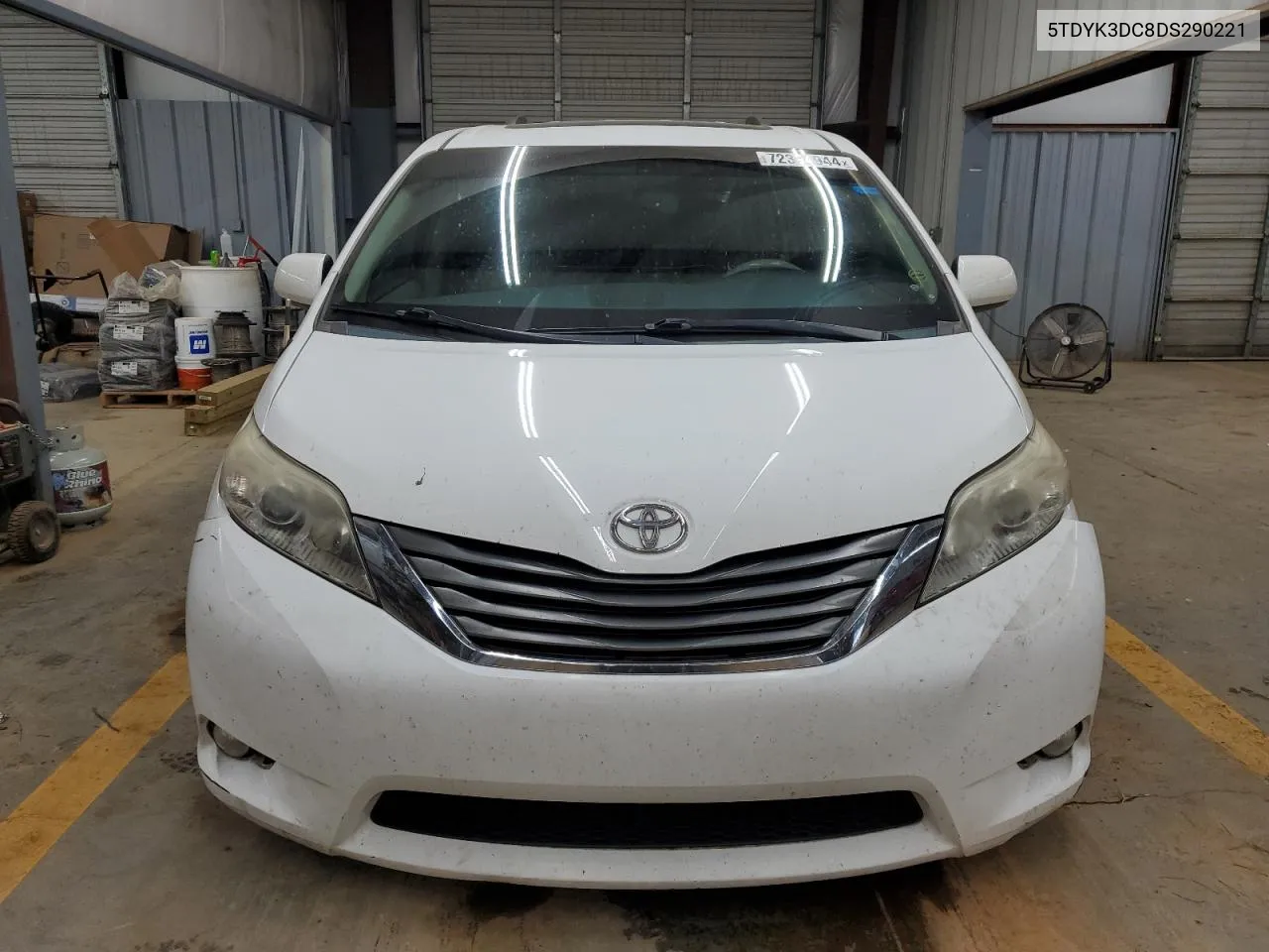 2013 Toyota Sienna Xle VIN: 5TDYK3DC8DS290221 Lot: 72394944