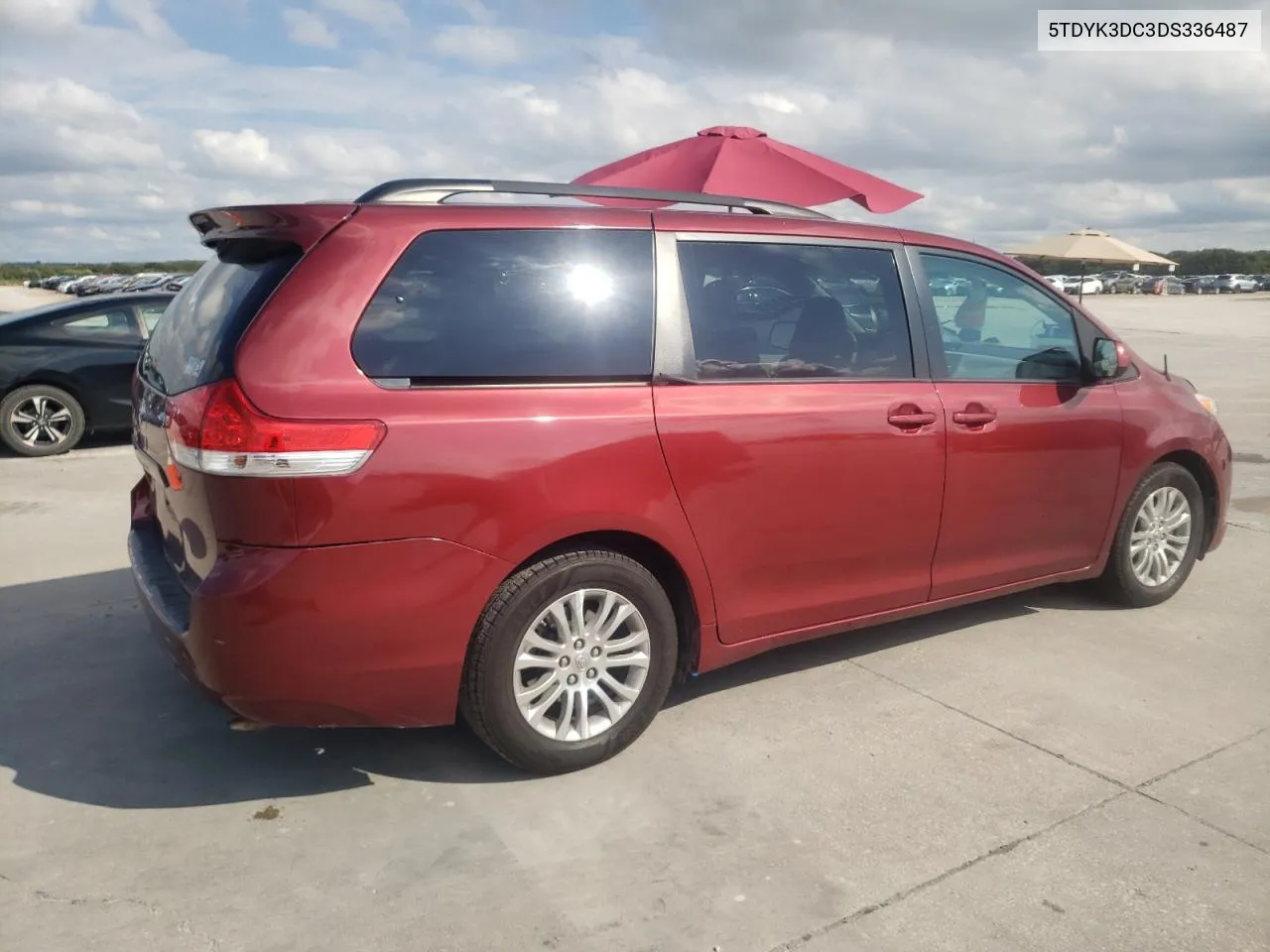 2013 Toyota Sienna Xle VIN: 5TDYK3DC3DS336487 Lot: 72552064