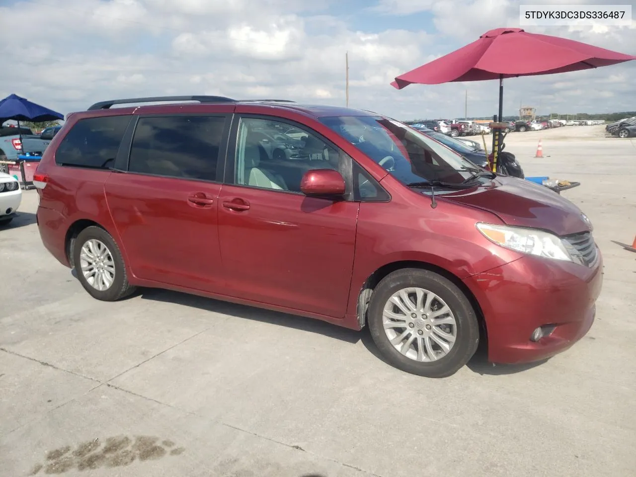 5TDYK3DC3DS336487 2013 Toyota Sienna Xle