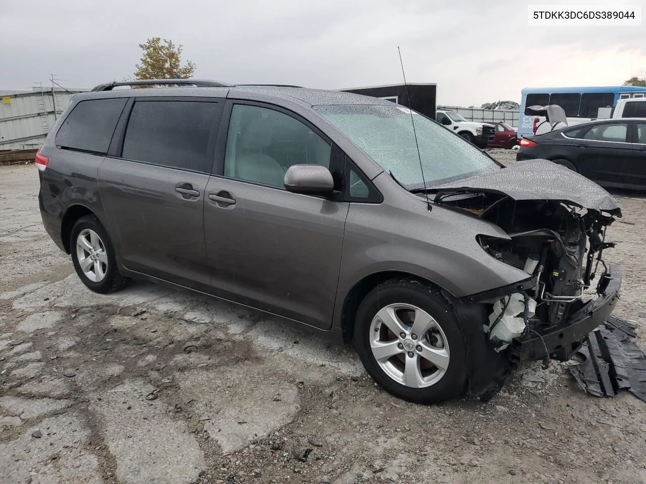 2013 Toyota Sienna Le VIN: 5TDKK3DC6DS389044 Lot: 72660794