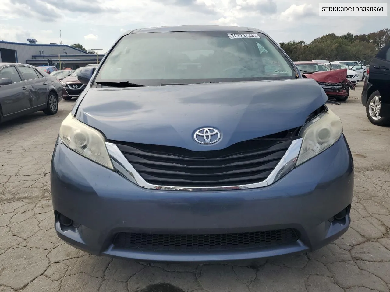 2013 Toyota Sienna Le VIN: 5TDKK3DC1DS390960 Lot: 72730144