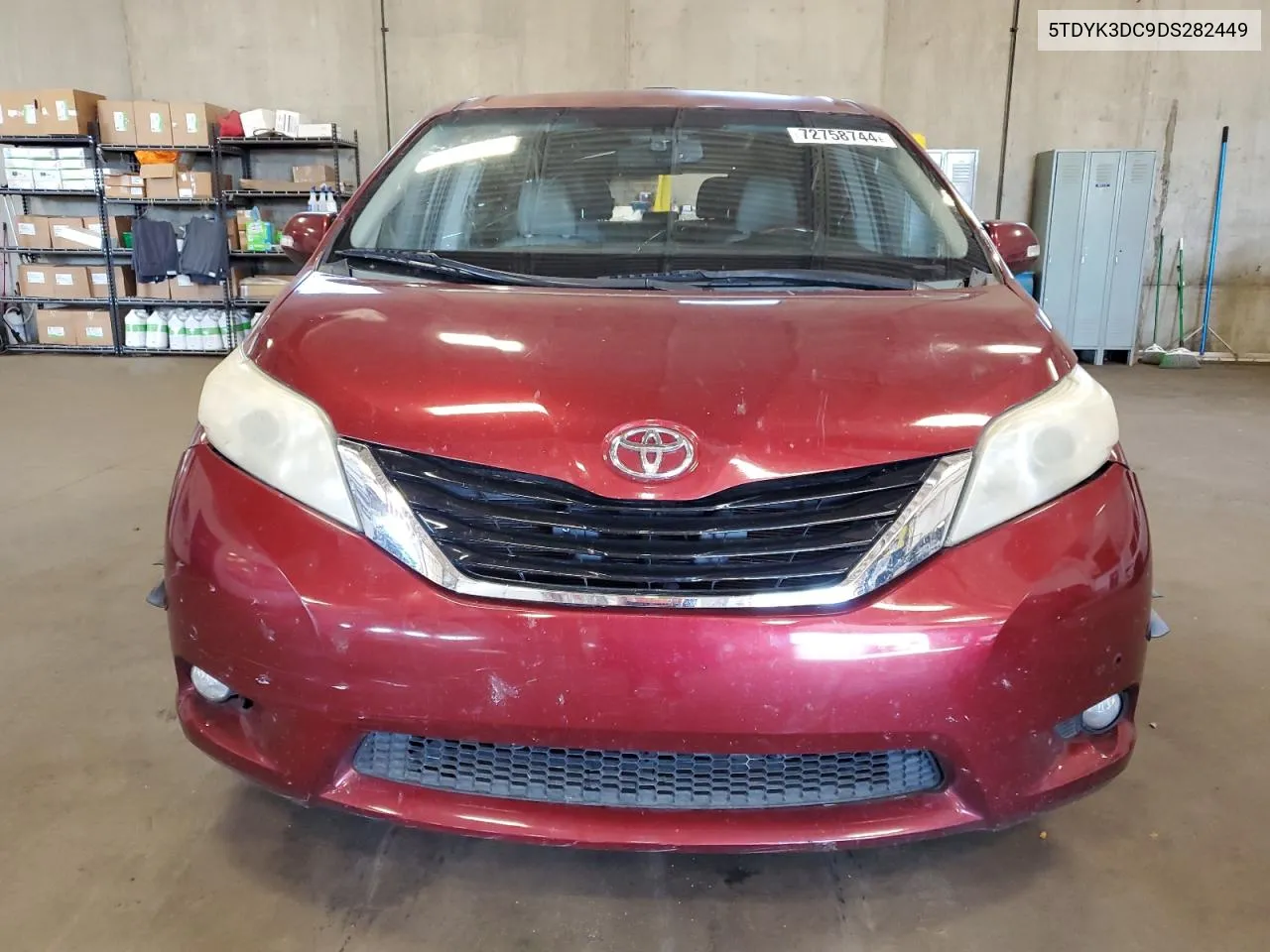 5TDYK3DC9DS282449 2013 Toyota Sienna Xle