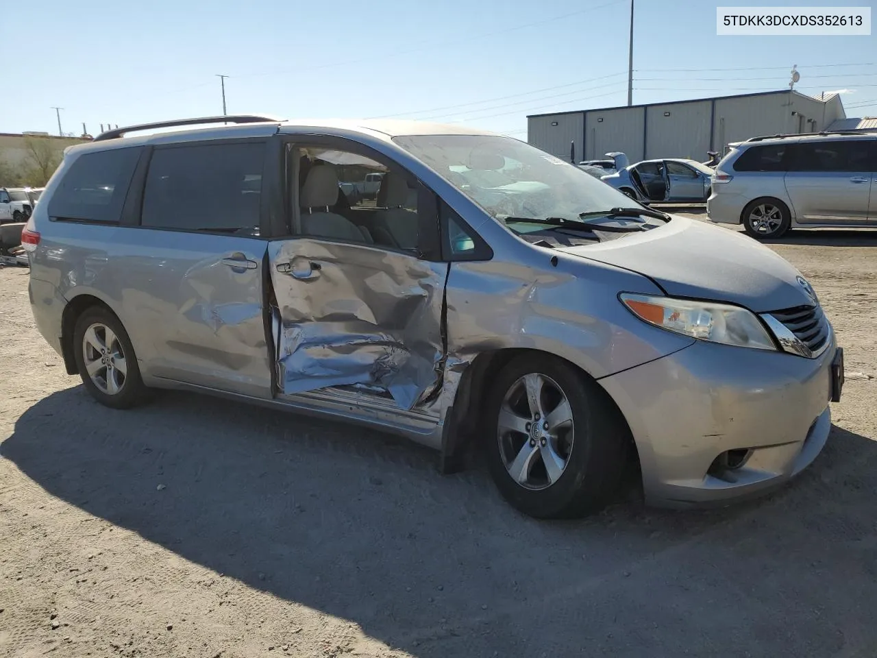 2013 Toyota Sienna Le VIN: 5TDKK3DCXDS352613 Lot: 72957754