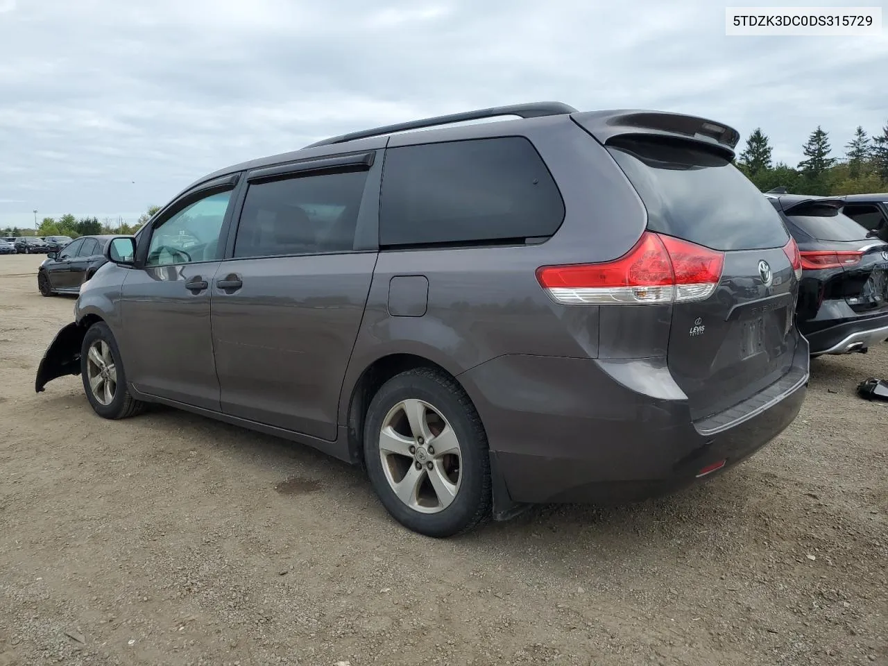 2013 Toyota Sienna VIN: 5TDZK3DC0DS315729 Lot: 73008954