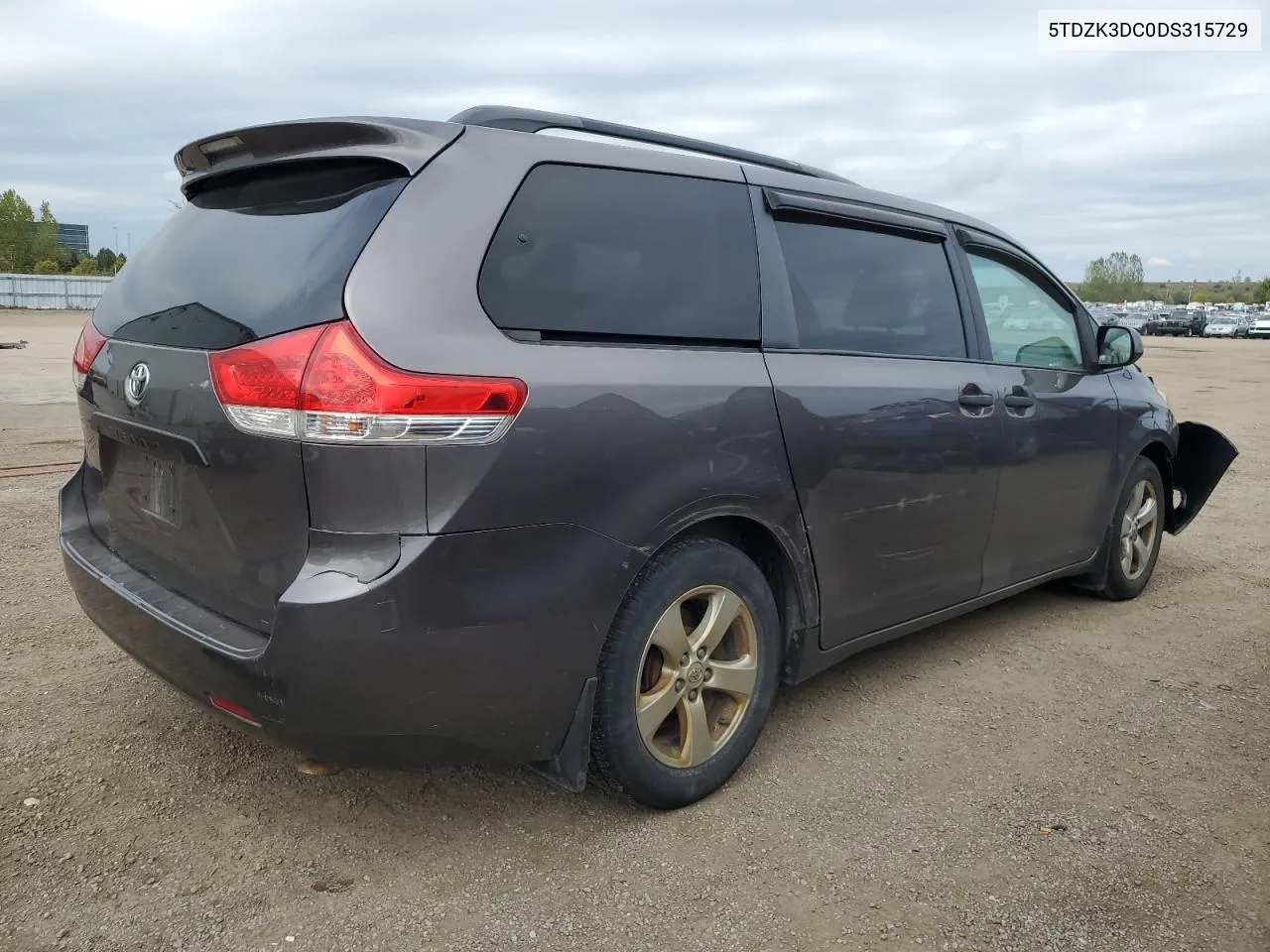 2013 Toyota Sienna VIN: 5TDZK3DC0DS315729 Lot: 73008954