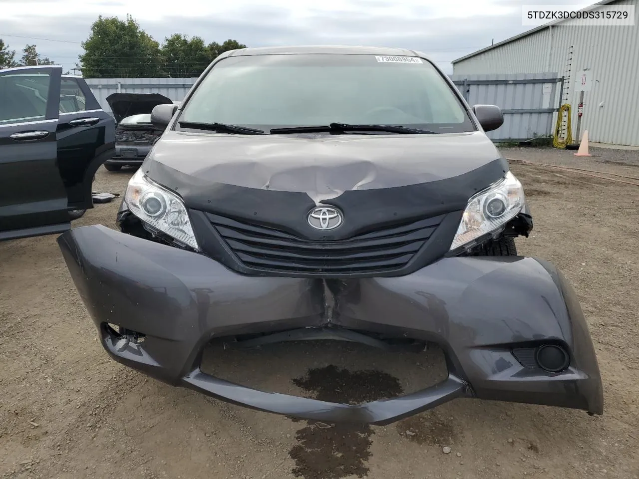 2013 Toyota Sienna VIN: 5TDZK3DC0DS315729 Lot: 73008954