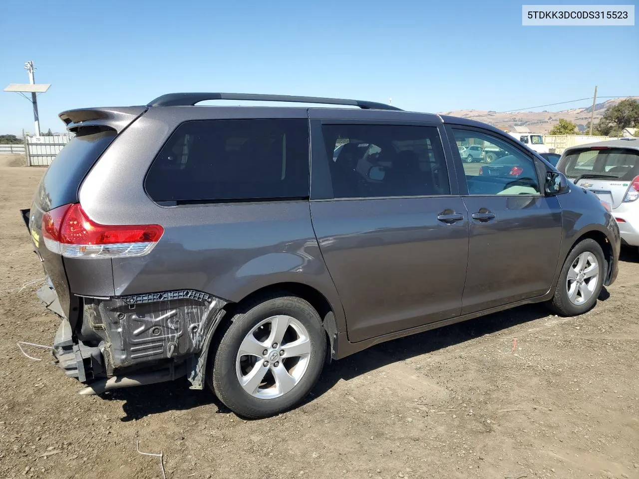 5TDKK3DC0DS315523 2013 Toyota Sienna Le