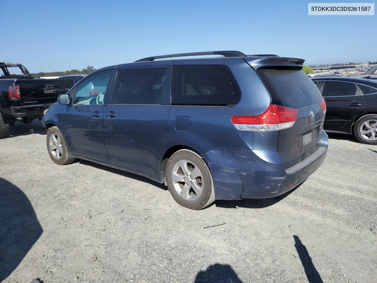 5TDKK3DC3DS361587 2013 Toyota Sienna Le