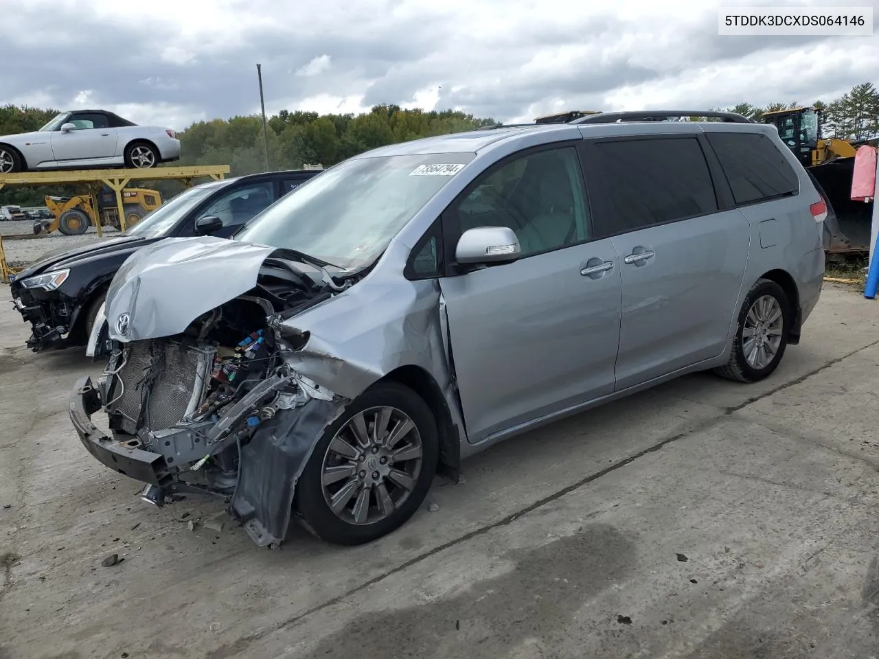 2013 Toyota Sienna Xle VIN: 5TDDK3DCXDS064146 Lot: 73564794