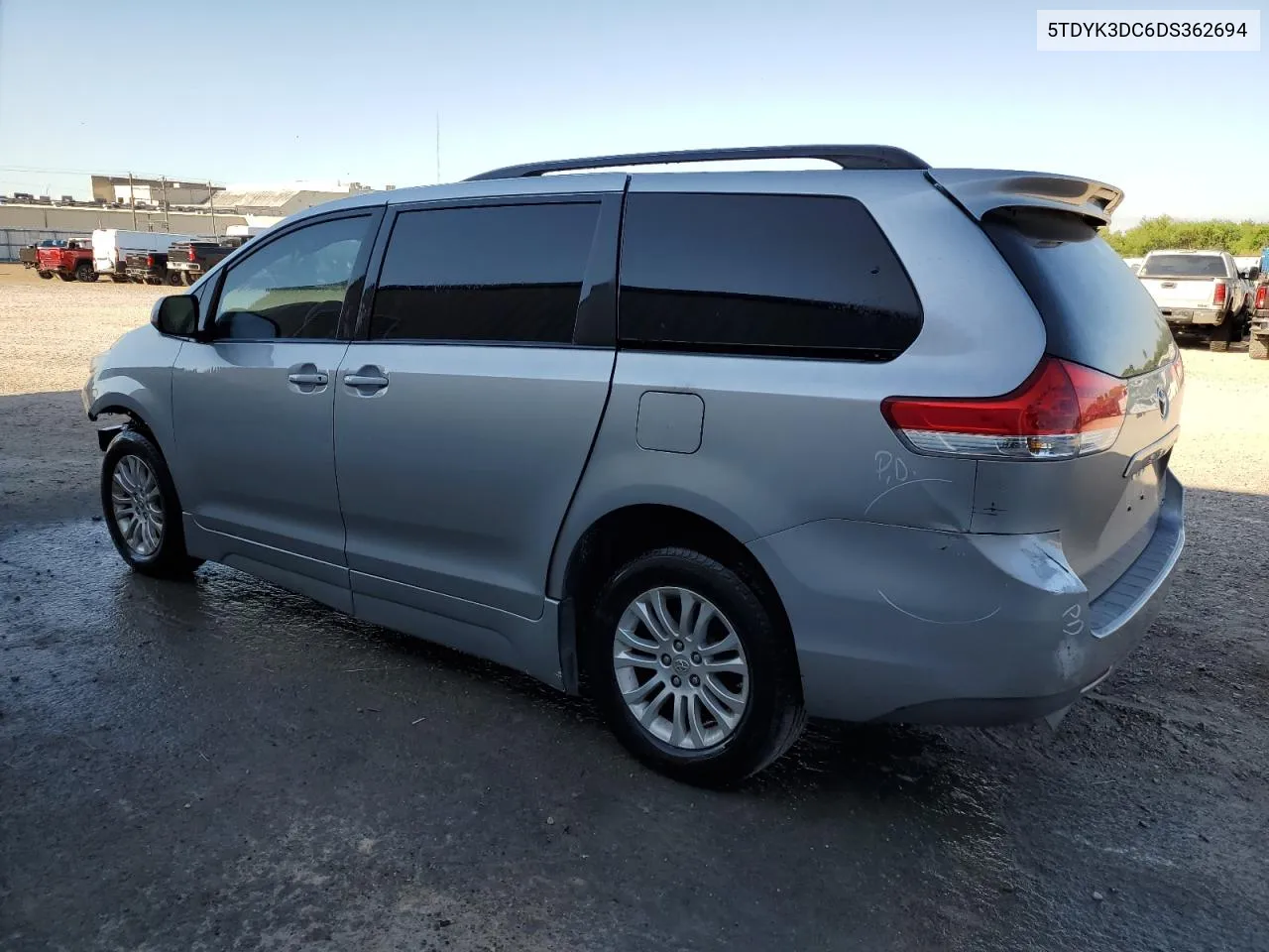 2013 Toyota Sienna Xle VIN: 5TDYK3DC6DS362694 Lot: 73708544