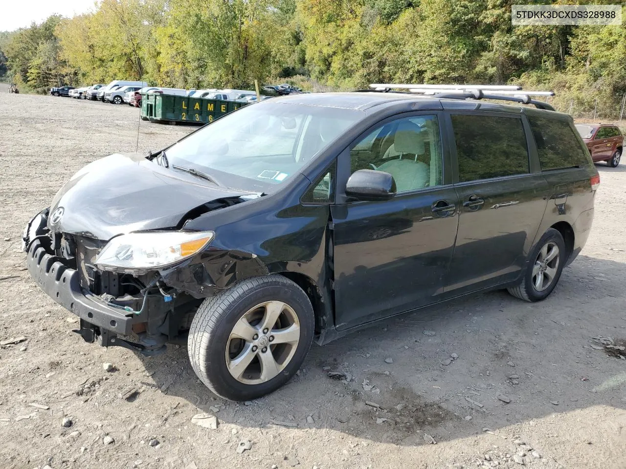 2013 Toyota Sienna Le VIN: 5TDKK3DCXDS328988 Lot: 73827524