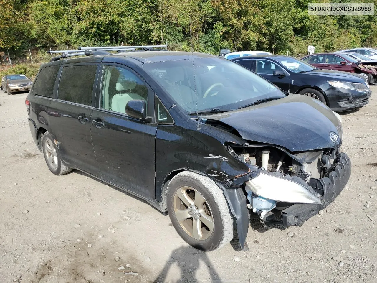 2013 Toyota Sienna Le VIN: 5TDKK3DCXDS328988 Lot: 73827524