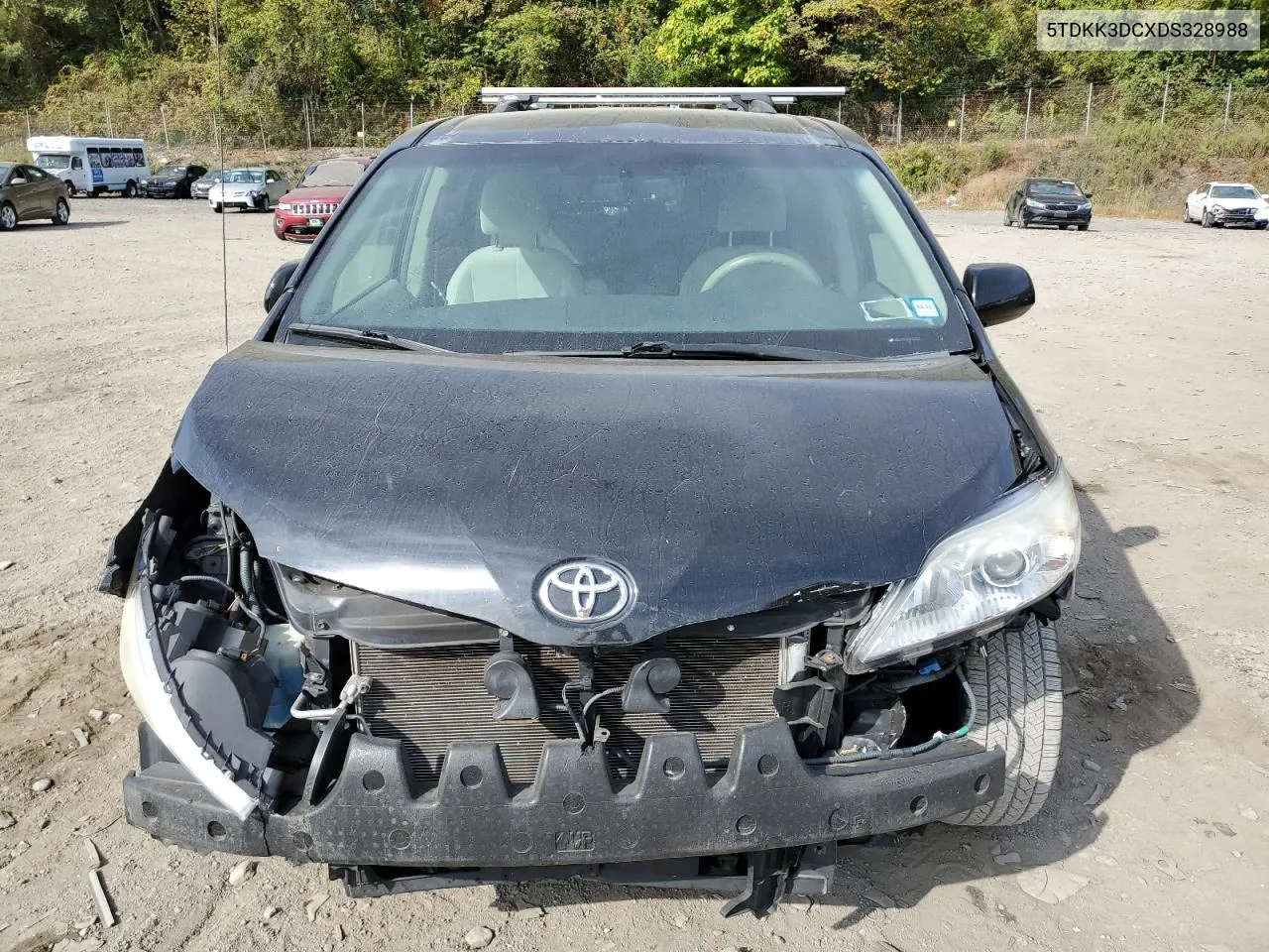 2013 Toyota Sienna Le VIN: 5TDKK3DCXDS328988 Lot: 73827524