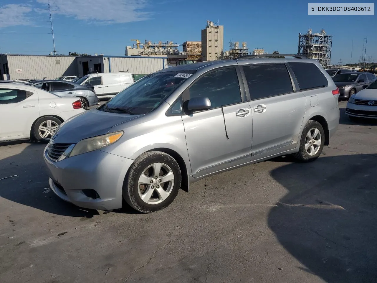 2013 Toyota Sienna Le VIN: 5TDKK3DC1DS403612 Lot: 73834494