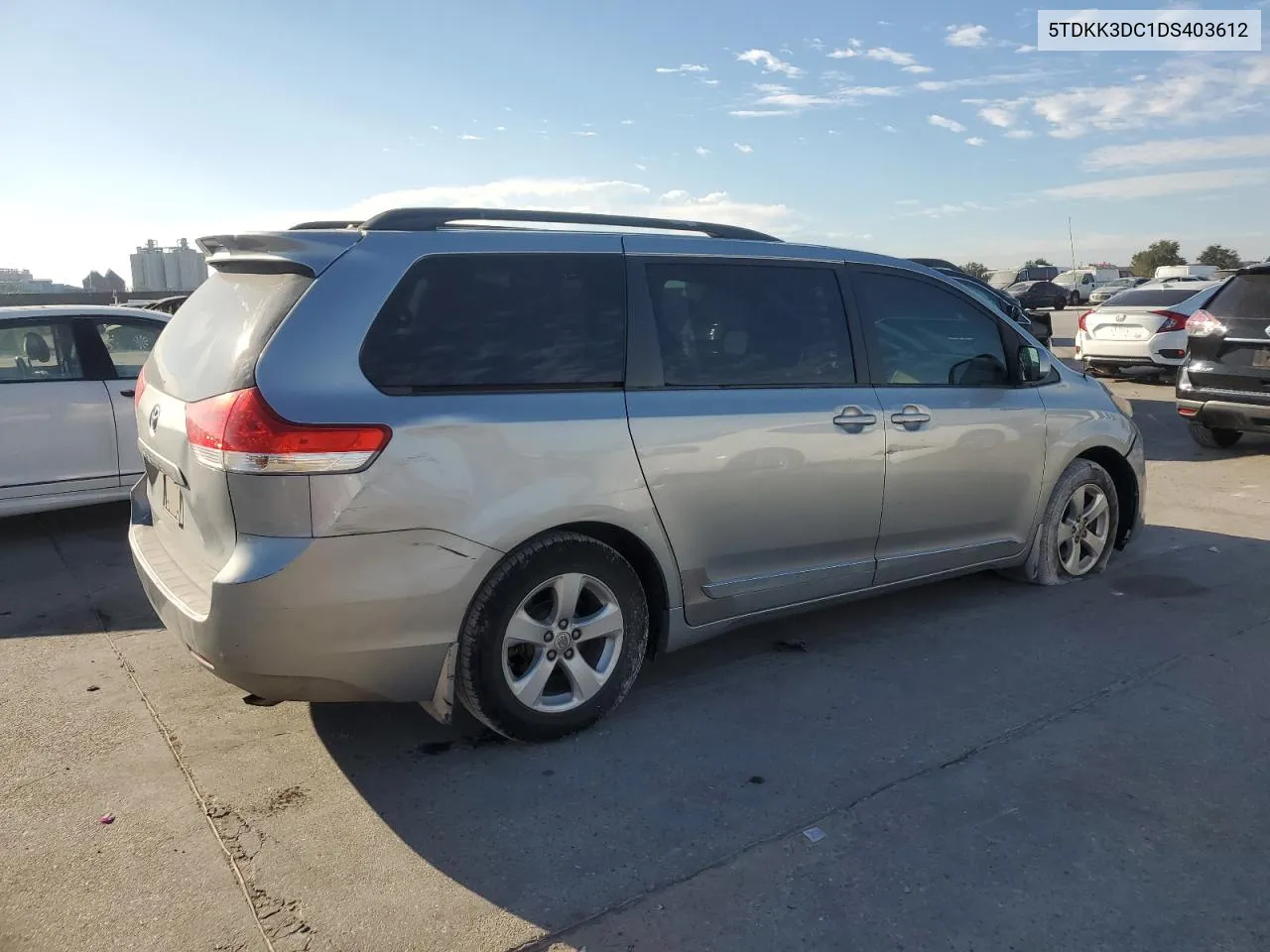 2013 Toyota Sienna Le VIN: 5TDKK3DC1DS403612 Lot: 73834494