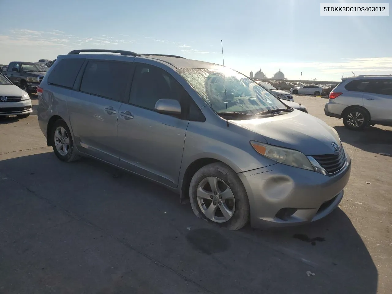 2013 Toyota Sienna Le VIN: 5TDKK3DC1DS403612 Lot: 73834494