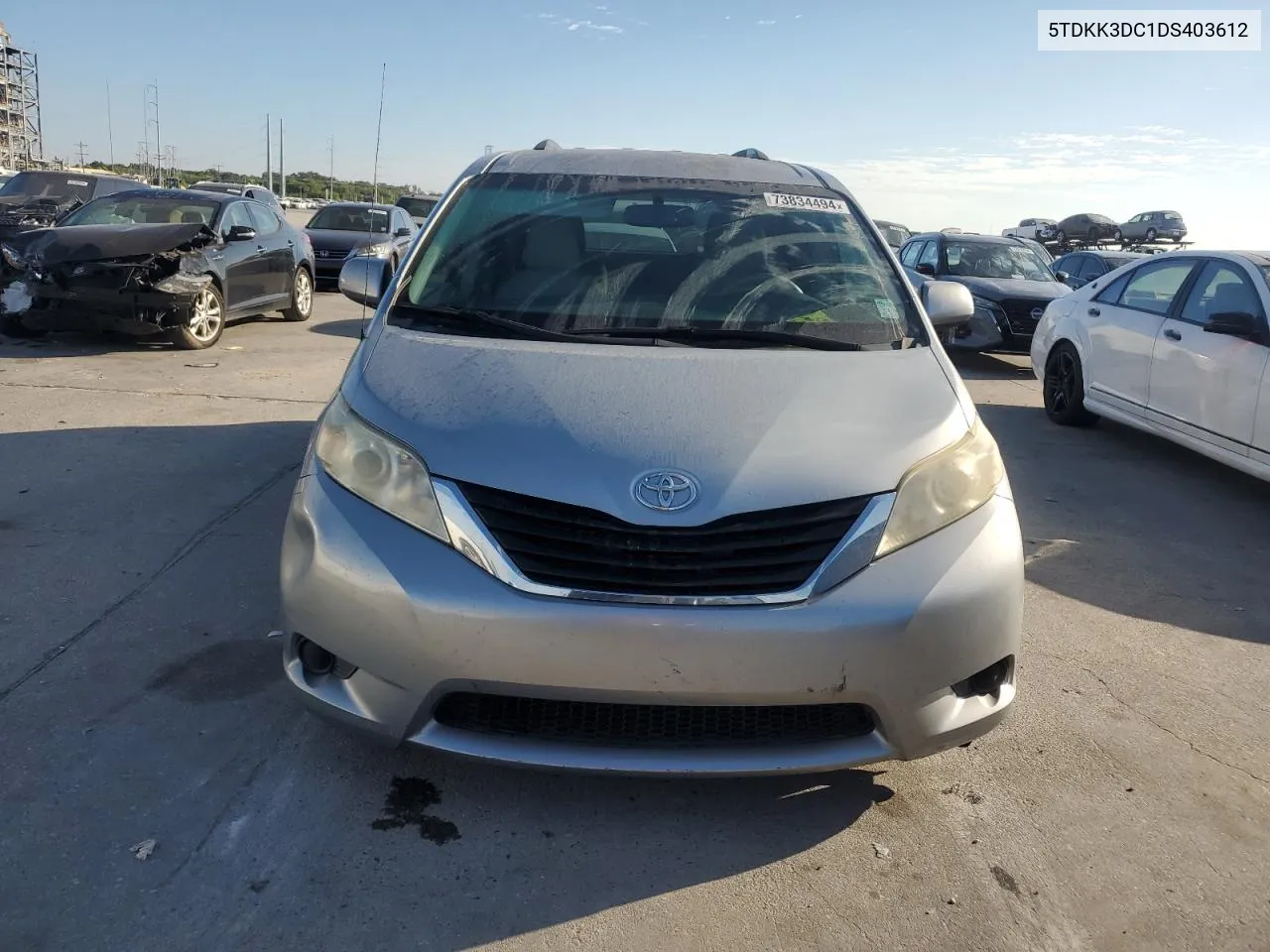 2013 Toyota Sienna Le VIN: 5TDKK3DC1DS403612 Lot: 73834494