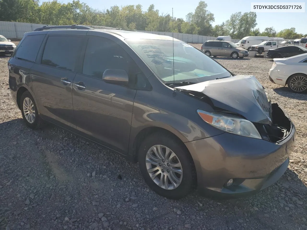 2013 Toyota Sienna Xle VIN: 5TDYK3DC5DS371726 Lot: 73954874