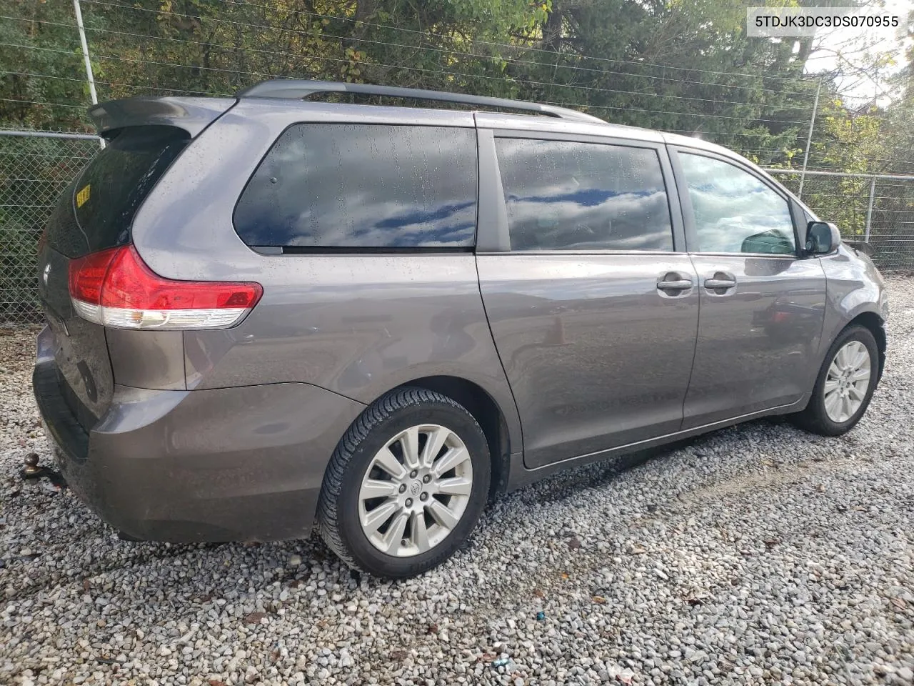 2013 Toyota Sienna Le VIN: 5TDJK3DC3DS070955 Lot: 74186714