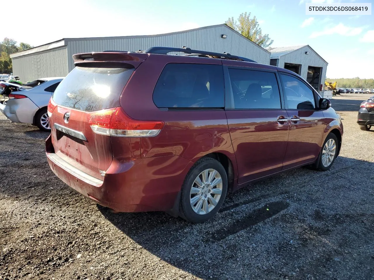 2013 Toyota Sienna Xle VIN: 5TDDK3DC6DS068419 Lot: 74391344