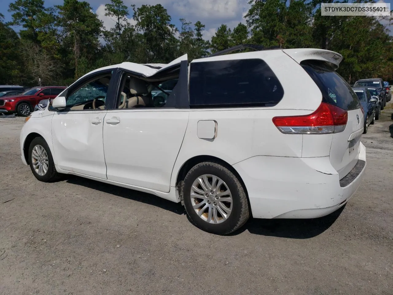 2013 Toyota Sienna Xle VIN: 5TDYK3DC7DS355401 Lot: 74599094