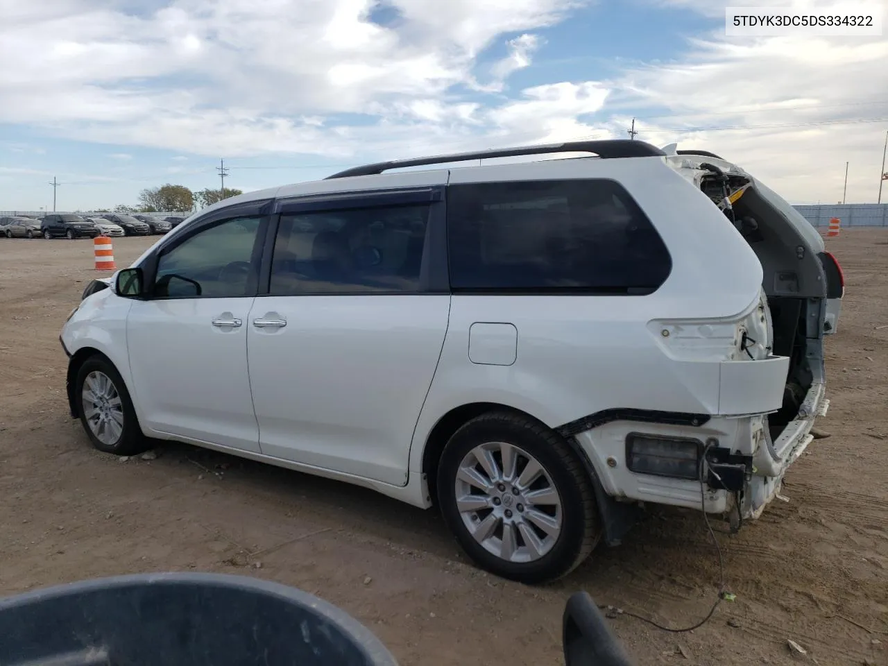 2013 Toyota Sienna Xle VIN: 5TDYK3DC5DS334322 Lot: 74910044