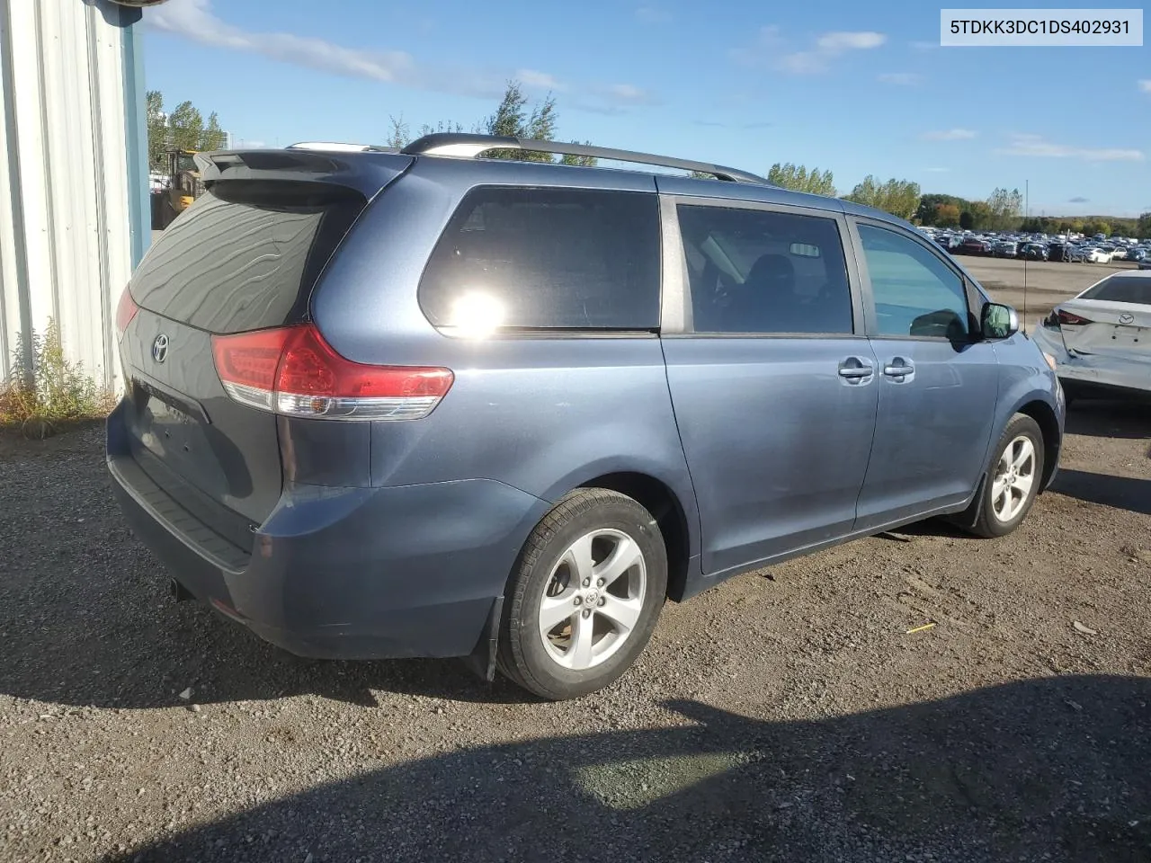 2013 Toyota Sienna Le VIN: 5TDKK3DC1DS402931 Lot: 75117984