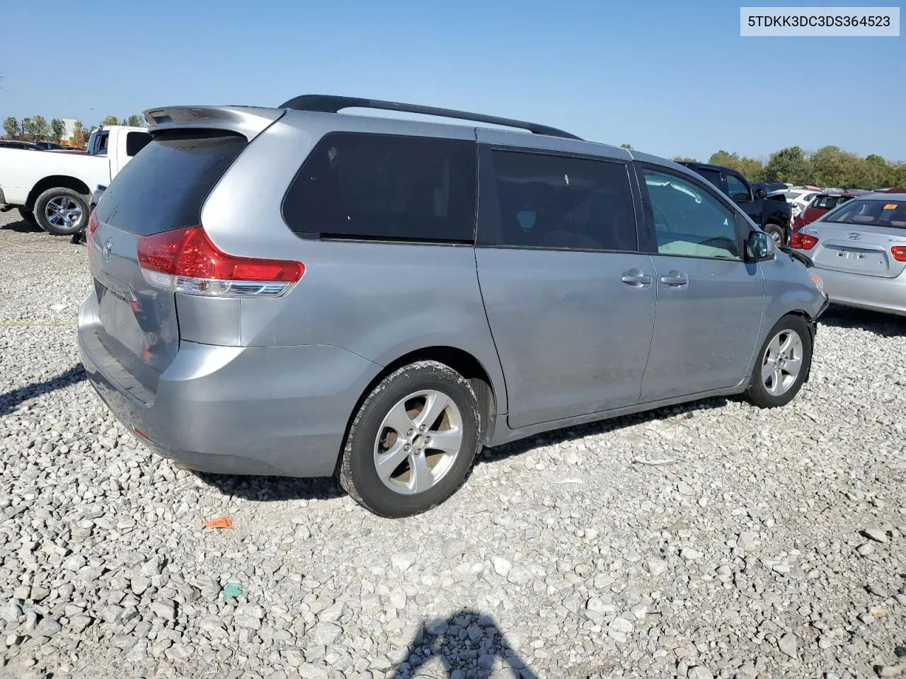 2013 Toyota Sienna Le VIN: 5TDKK3DC3DS364523 Lot: 75340854