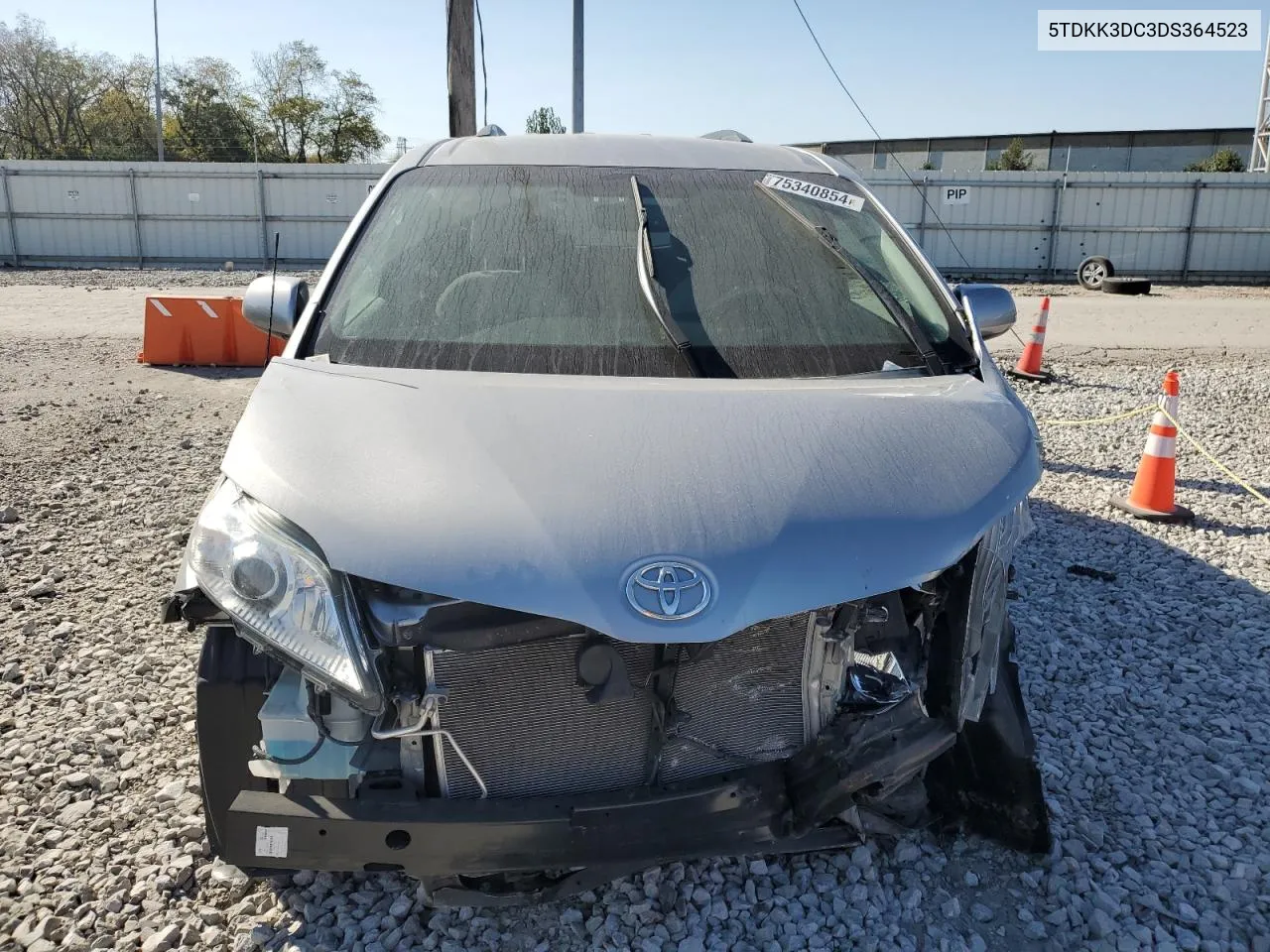 2013 Toyota Sienna Le VIN: 5TDKK3DC3DS364523 Lot: 75340854