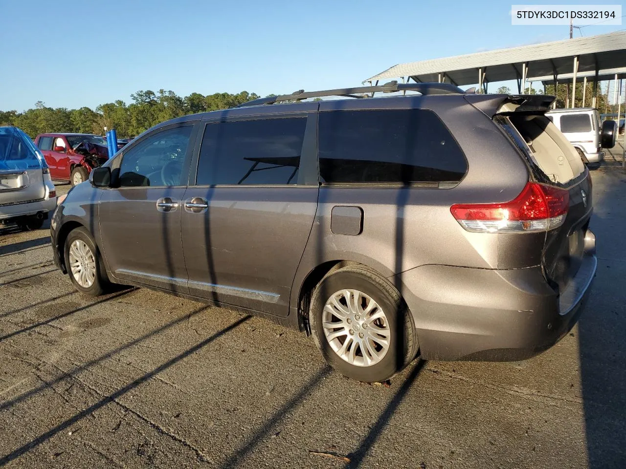 2013 Toyota Sienna Xle VIN: 5TDYK3DC1DS332194 Lot: 75342874