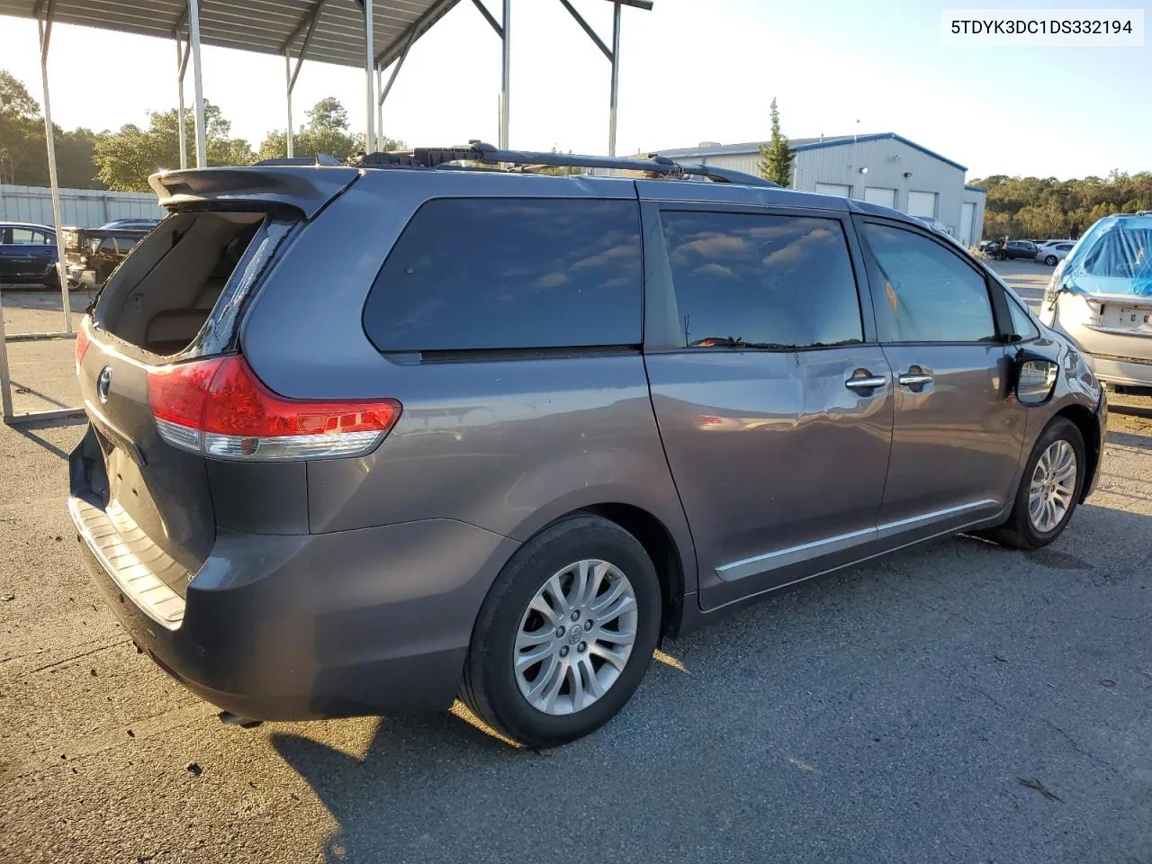 2013 Toyota Sienna Xle VIN: 5TDYK3DC1DS332194 Lot: 75342874