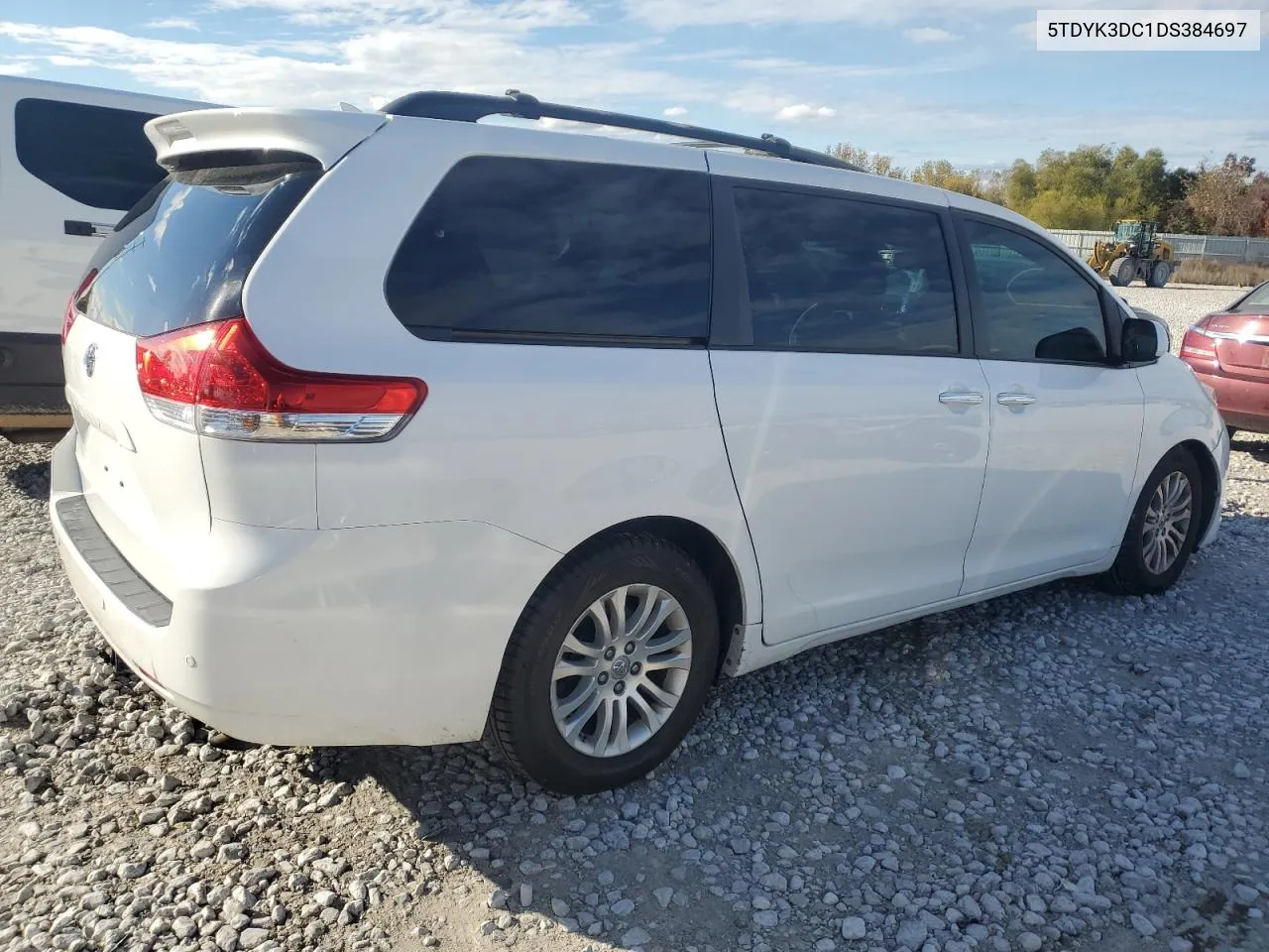 2013 Toyota Sienna Xle VIN: 5TDYK3DC1DS384697 Lot: 75509154