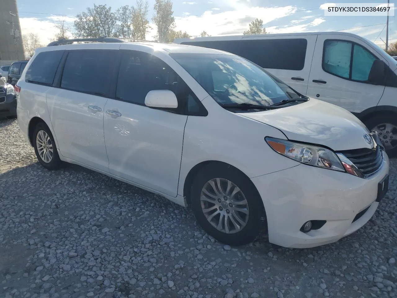 2013 Toyota Sienna Xle VIN: 5TDYK3DC1DS384697 Lot: 75509154