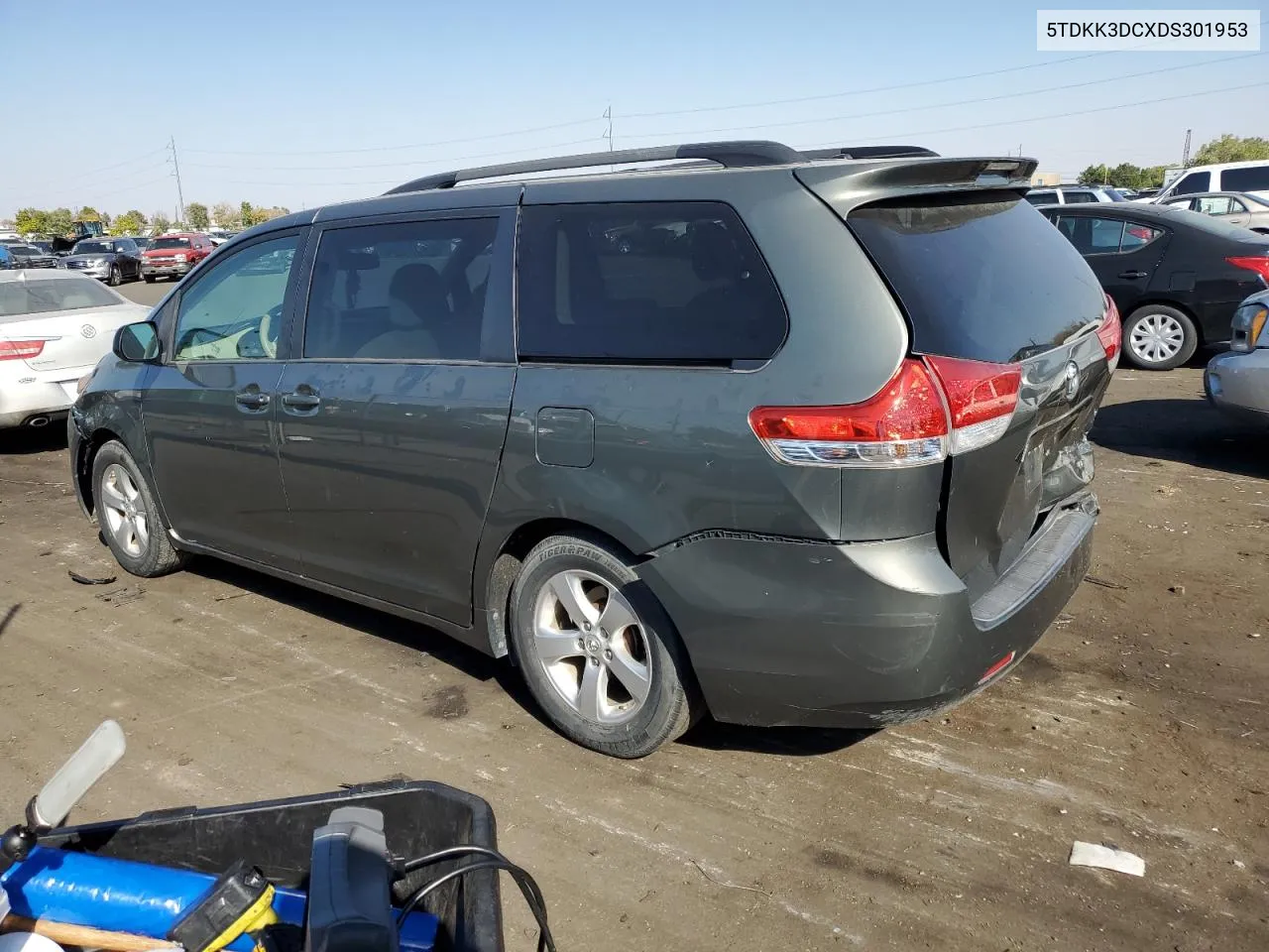 2013 Toyota Sienna Le VIN: 5TDKK3DCXDS301953 Lot: 75757554